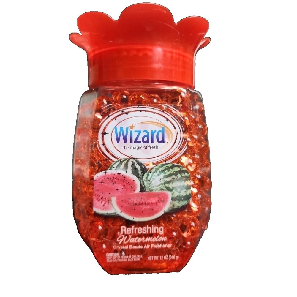 Wizard Watermelon Crystal Beads Air Freshener  Odor Eliminator 12 oz